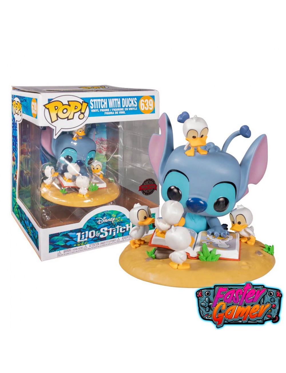 Disney Lilo and Stich Pop! Vinyl figurine Stitch With Ducks