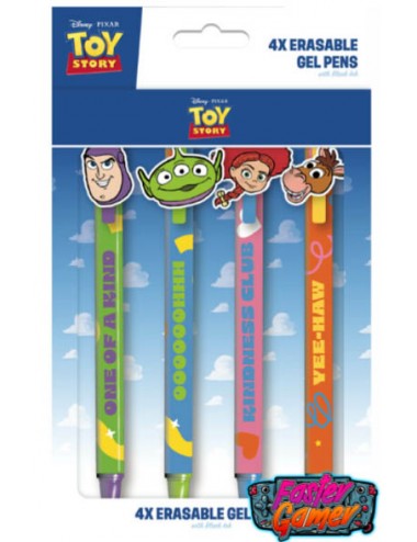 TOY STORY - 4 Stylos à Gel...