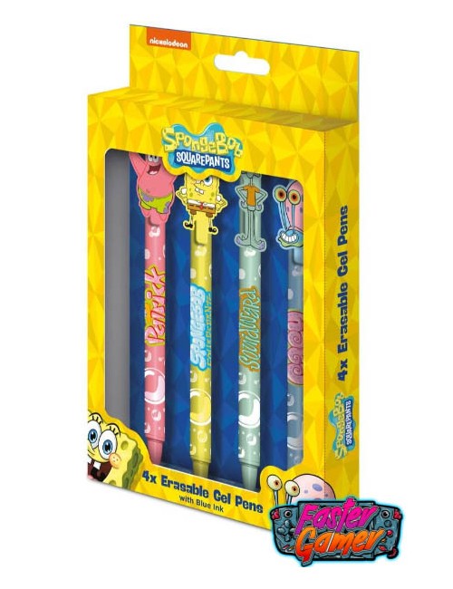 BOB L'EPONGE - 4 Stylos à...