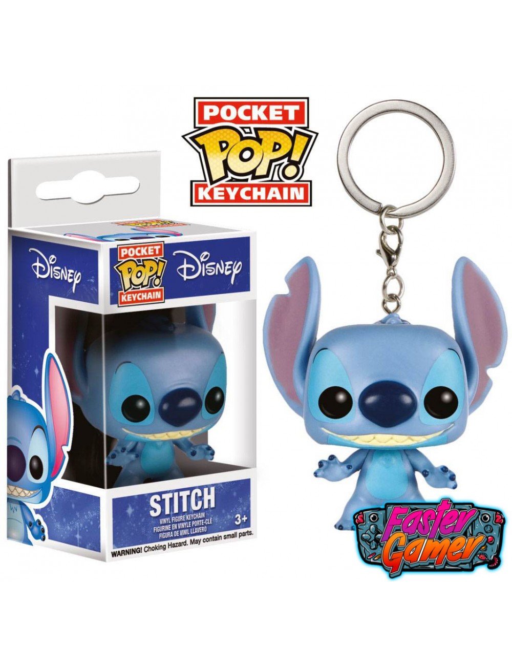 Lilo & Stitch porte-clés Pocket POP! Vinyl Stitch 4 cm