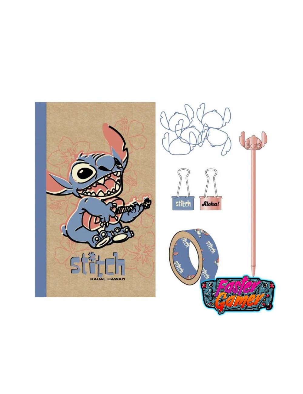 Kit papeterie Stitch - Disney