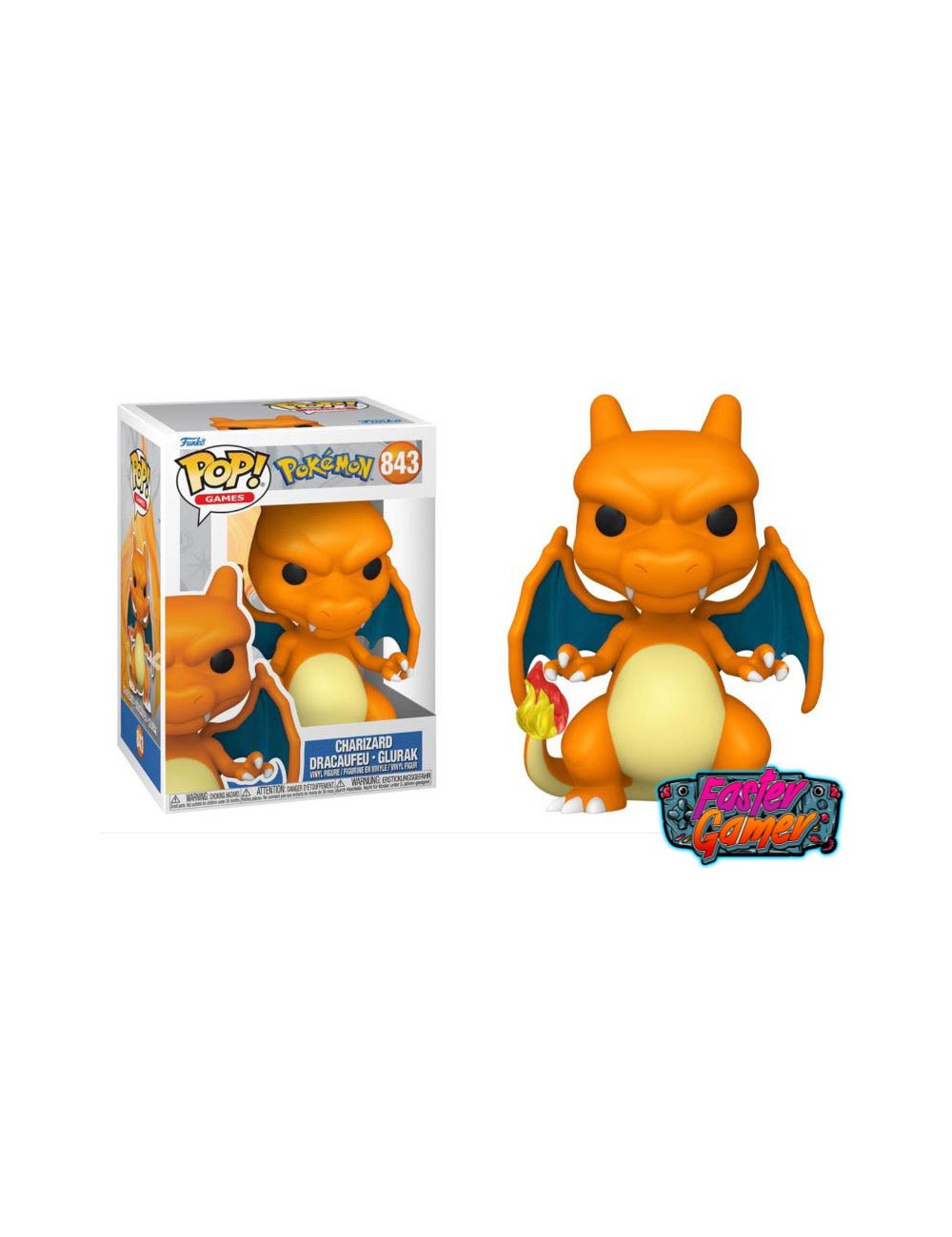 Pokémon - Dracaufeu Pop! Figurine en vinyle (livrée avec étui de